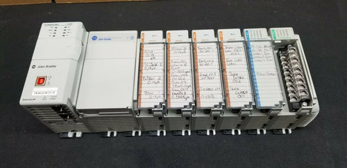 Allen Bradley 1769-L30ER Ser A CompactLogix + 1769-pa4 4pcs 1769-if4i 1769-ob16