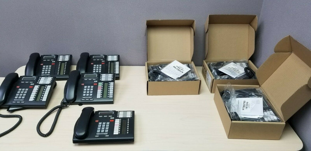 LOT OF 7PCS Nortel T7316E Charcoal Phone T7316 AVAYA 7316E